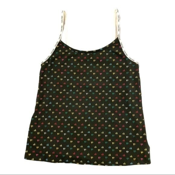 CALVIN KLEIN Colorful Camisole with Built in Bra - Medium - NWT - Picture 1 of 3